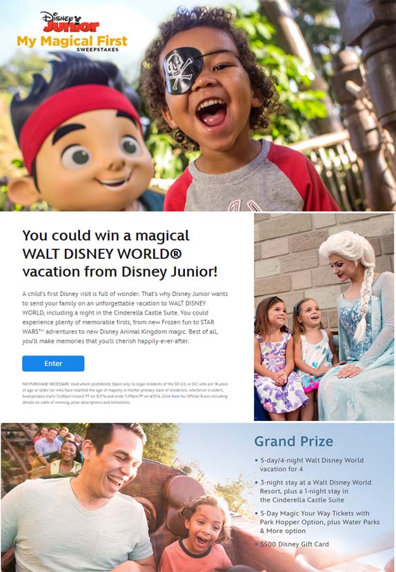 disney contest