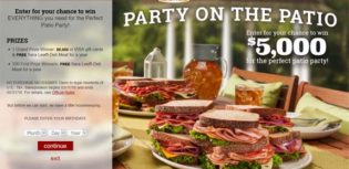 party on the patio