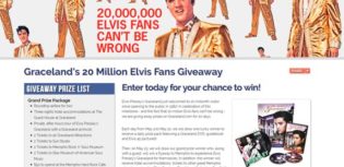 elvis fans giveaway